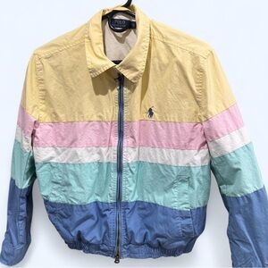 Polo by Ralph Lauren Women's Pastel Windbreaker